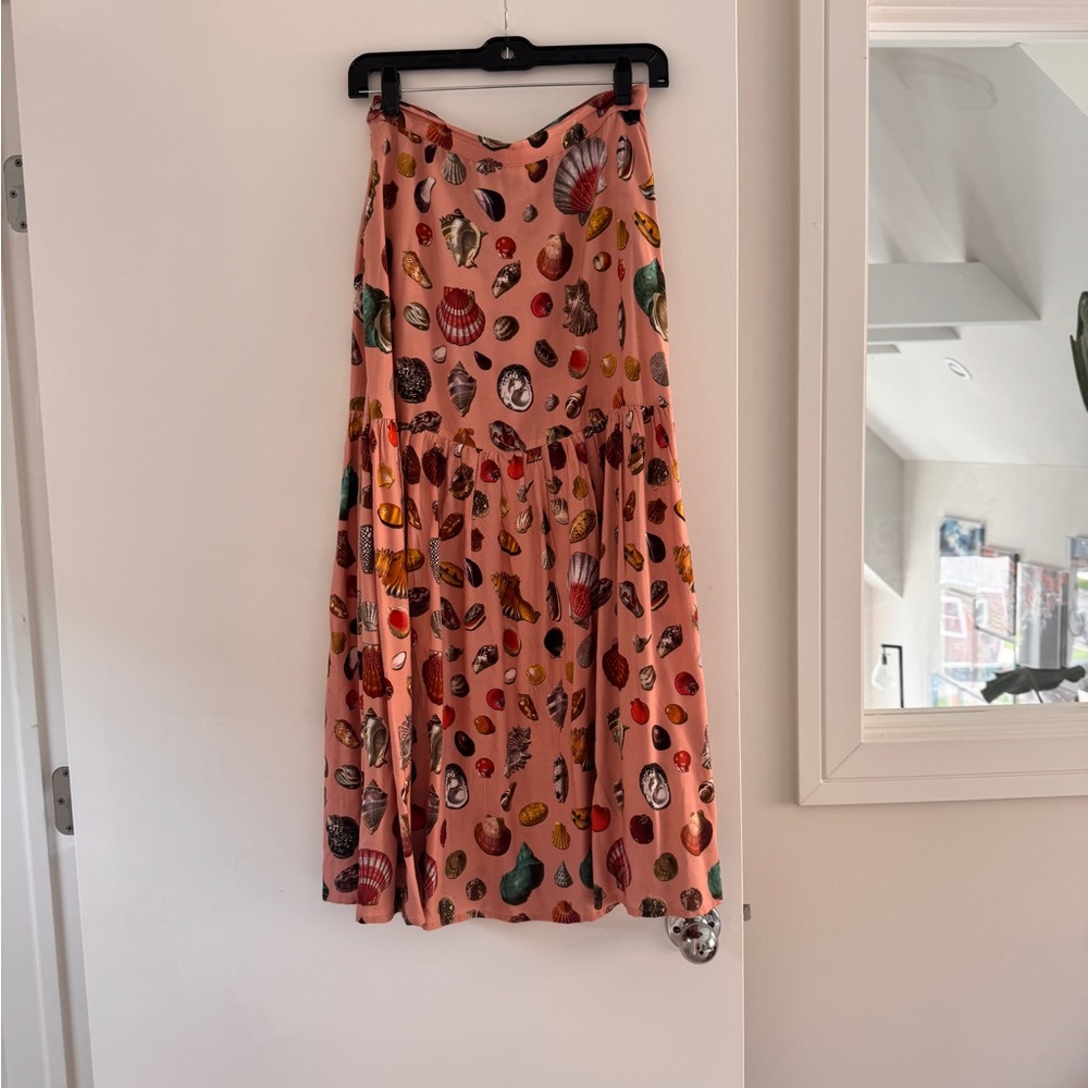Samantha Pleet Colorful Seashell Print Skirt